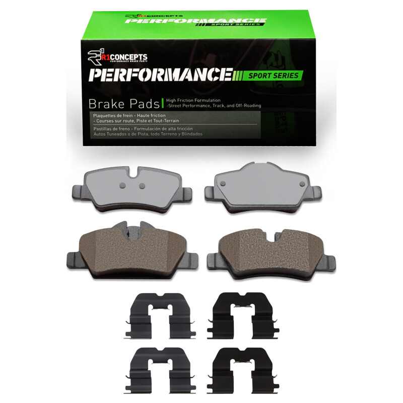 Mini Cooper Brake Pads - Rear - R1 Concepts - Performance Sport - `14-`24